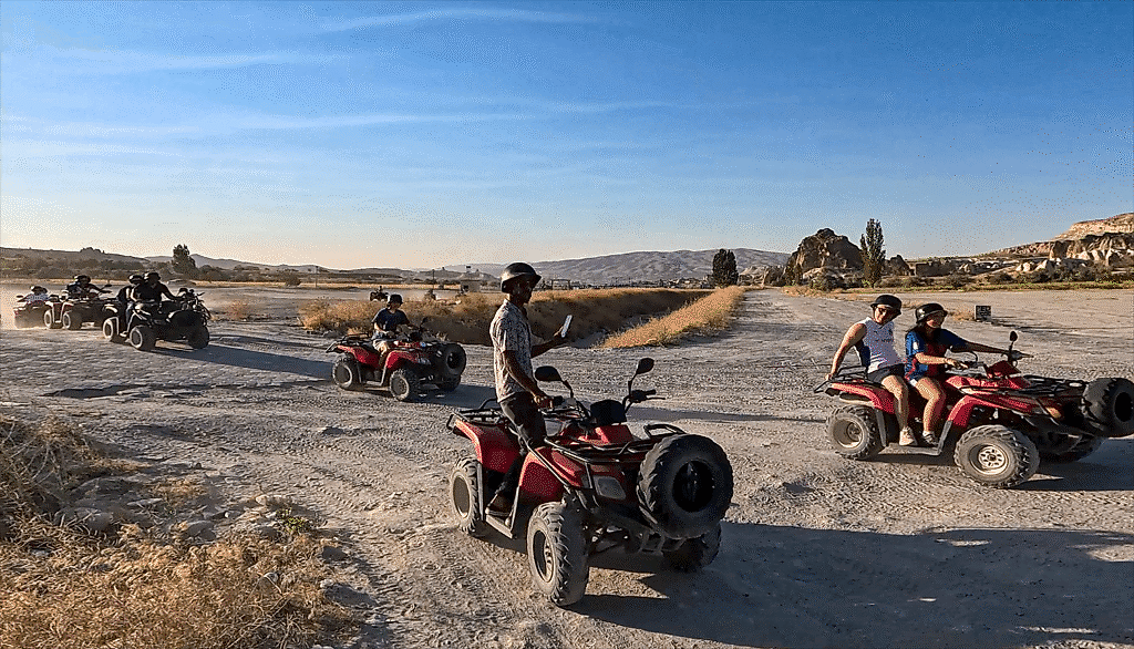 Kapadokya'sa atv sürüşü